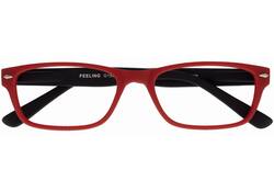 Leesbril I Need You +1.50 dpt Feeling rood-zwart