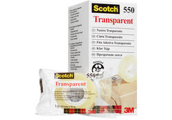 Plakband Scotch 550 15mmx33m transparant