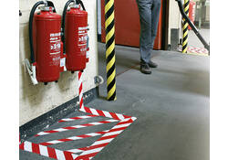 Waarschuwings- en markeringstape tesa® Signal Universal 66mx50mm rood/wit