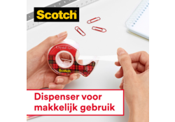 Plakband Scotch Crystal 600 19mmx66m transparant