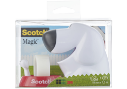 Plakbandhouder Scotch C31 hond + 1rol 19mmx7.5m