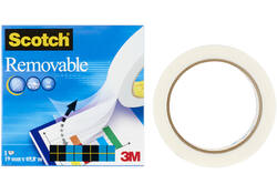 Plakband Scotch 811 19mmx66m onzichtbaar verwijderbaar mat