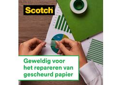 Plakband Scotch Magic 810 19mmx33m onzichtbaar mat 7+1 gratis
