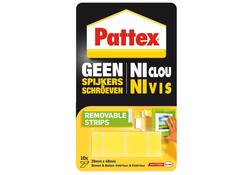 Supermontagestrip Pattex 2kg verwijderbaar 10stuks