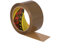 Verpakkingstape Scotch 371 50mmx66m bruin PP 6 rollen