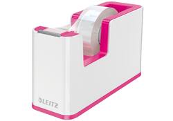 Plakbandhouder Leitz WOW wit/roze