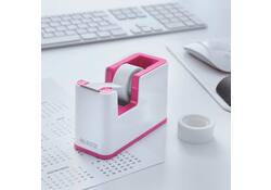 Plakbandhouder Leitz WOW wit/roze