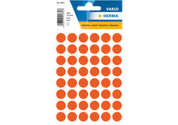 Etiket HERMA 1862 rond 12mm rood 240stuks