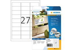 Etiket HERMA Power 10903 63.5x29.6mm wit 675stuks