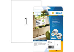 Etiket HERMA Power 10911 210x297mm wit 25stuks