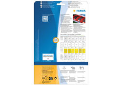 Etiket HERMA 4577 210x297mm folie wit 20stuks