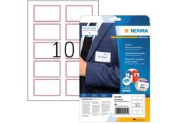 Naambadge etiket HERMA 4405 80X50mm wit rood
