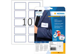 Naambadge etiket HERMA 4410 80X50mm wit blauw