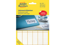 Etiket Avery Zweckform 3327 50x19mm wit 486stuks