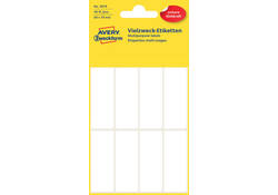 Etiket Avery Zweckform 3079 50x19mm wit 48stuks