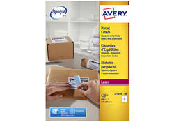 Etiket Avery L7169B-100 99.1x139mm blockout 400stuks
