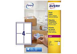 Etiket Avery L7169B-100 99.1x139mm blockout 400stuks