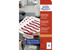Badgekaart Avery L4727-20 54x90mm microperforatie