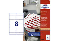 Badgekaart Avery L4728-20 60x90mm microperforatie