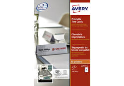 Tafelnaambord Avery L4795-20 180x60mm wit 40stuks