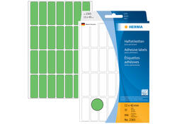 Etiket HERMA 2365 13x40mm groen 896stuks