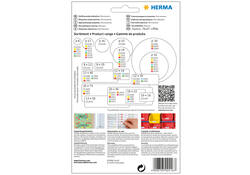Etiket HERMA 2416 20x50mm fluor rood 360stuks