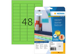 Etiket HERMA 4369 45.7x21.2mm verwijderbaar groen 960stuks