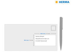 Etiket HERMA 4609 52.5x21.2mm premium wit 11200stuks