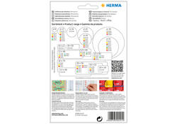 Etiket HERMA 2491 52x82mm geel 128 stuks