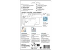 Etiket HERMA 10609 19x40mm verwijderbaar wit 480 stuks