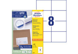 Etiket Avery Zweckform 3427 105x74mm wit 800stuks