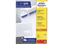 Etiket Avery Zweckform 3652 70x42.3mm wit 2100stuks