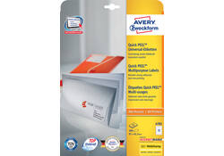 Etiket Avery Zweckform 4781 97x42.3mm wit 300stuks