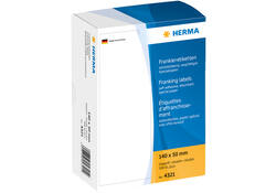 Frankeeretiket HERMA 4321 dubbel 140x50mm 500stuks