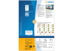 Etiket HERMA 4406 70x37mm geel 2400stuks