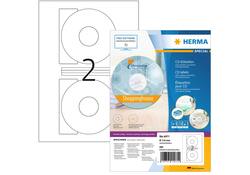 Etiket HERMA 4471 CD 116mm wit opaqua 200stuks
