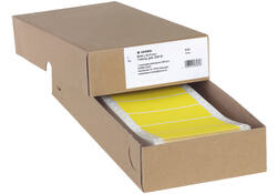 Etiket HERMA 8181 88.9x35.7mm 1-baans geel 2000stuks