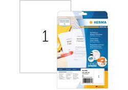 Etiket HERMA 4230 210x297mm A4 correctie wit 25stuks
