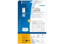 Etiket HERMA 4358 63.5x42.3mm verwijderbaar ovaal 450stuks