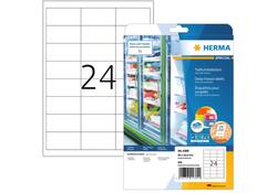 Etiket HERMA 4389 66x33.8mm diepvries wit 600stuks