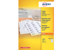 Etiket Avery DP144 105x42mm wit 1400stuks