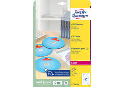 Etiket Avery L7760-25 CD full size glossy 50stuks