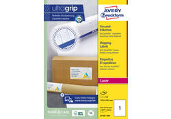 Etiket Avery L7167-100 199.6x289.1mm 100stuks wit