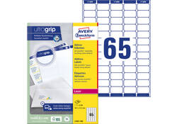 Etiket Avery L7651-100 38.1x21.2mm wit 6500stuks
