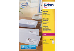 Etiket Avery L7162-40 99.1x33.9mm wit 640stuks