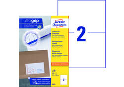 Etiket Avery Zweckform 3655 210x148mm A5 wit 200stuks