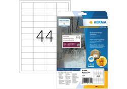 Etiket HERMA 4690 48.3x25.4mm weerbestendig wit 1100stuks