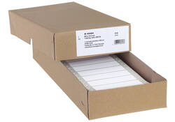 Etiket HERMA 8160 88.9x23mm 1-baans wit 2000stuks