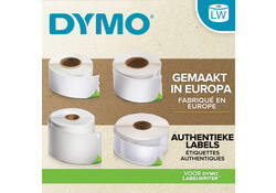 Etiket Dymo LabelWriter adressering 28x89mm 12 rollen á 130 stuks wit