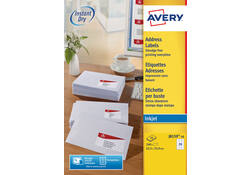 Etiket Avery J8159-10 63.5x33.9mm wit 240stuks